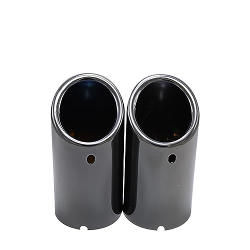 Tuyau d'échappement double noir anti-rouille pour voiture A3 A4L - Embout de silencieux