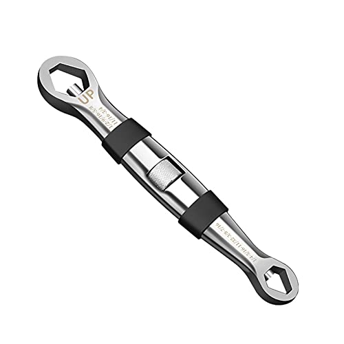KLKVTGWGZK 23 in 1 Multifunctional Wrench Metric Universal Wrench Telescopic Rod Adjustment Torque Wrench Span Key Wrench