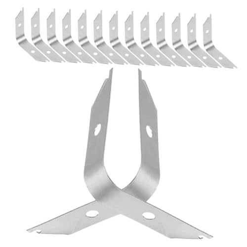 Image of 50pcs Spring Clips for Picture Frames Backing Plates for Easy Hanging Multi-use Art Display Hardware Smooth and Wear-Resistant Design