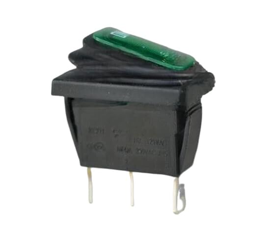 10 Piece Set of Starship Type Switch KCD1-12-F2 Single Pole Double Throw (Waterproof Type)-