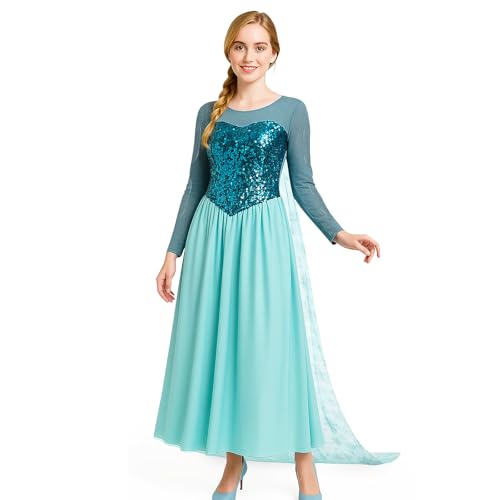 Colorfog Women’s Elegant Princess Dress Cosplay Costume Xmas Party Gown Fairy Fancy Dress
