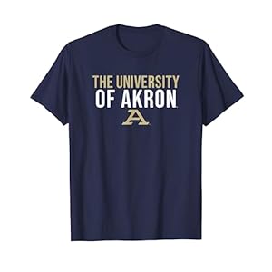 University of Akron Zips Stacked T-Shirt