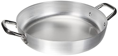Pentole Agnelli Pfanne Aluminium 2 Griffen, Edelstahl 28 cm