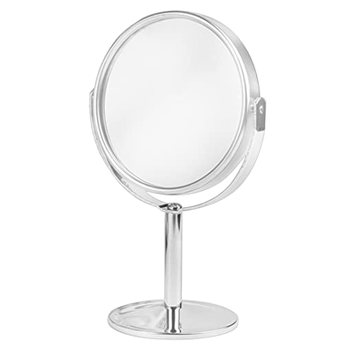Espejo de maquillaje de mesa doble cara 2x aumento miniatura 4