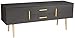 Produktbild Amazon Marke - Movian Adour skandinavischer Stil, 2-türiges TV-Board mit 2 Schubladen, 40 x 140 x 56, Grau