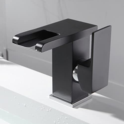 Robinet de lavabo cascade LED pour une salle de bain moderne et relaxante