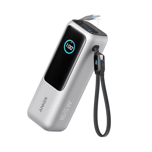 Anker Laptop Power Bank, 25.000mAh Carregador Portátil para Notebook,3-Portas 100W USB-C,Cabos Retráteis Integrados, Aprovado para Viagens Aéreas,Compatível com iPhone 17/16/15,Samsung,Xiaomi e Mais