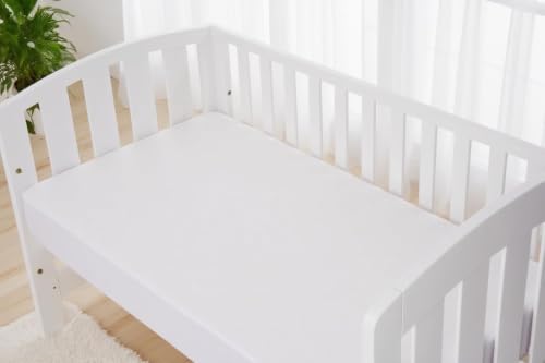 Image of American Baby Company 2 Pack Waterproof Crib Mattress Protector 52 inch x 28 inch | Fitted Crib & Toddler Mattress Pad Cover - Quilted, Noiseless, Ultra-Soft & Breathable