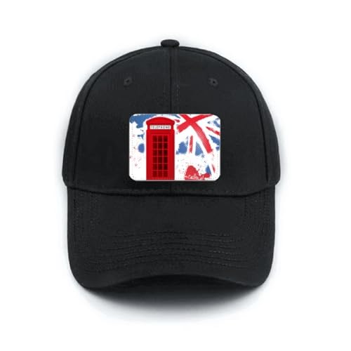 Casquette de baseball noire Union Jack pour vos sorties urbaines ensoleillées