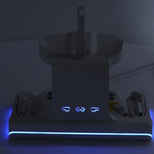 Base de carga VR con luz RGB para organizar tu zona gaming en casa 3