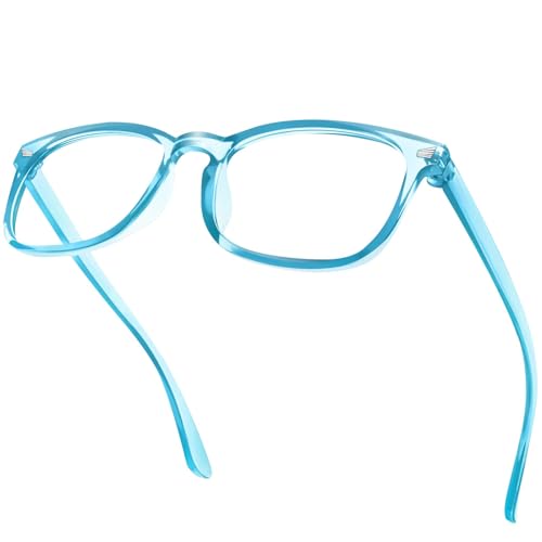 Image of IFLASH Zero Power Light Weight Computer Readers Blue Light Blocking Eye Glasses Men Women | Anti Glare UV Blu Ray light Filter Cut Reflection Protection Lens TR90 Frames