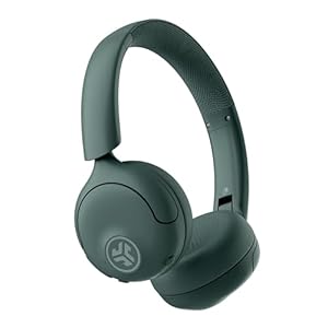JLab Go Lux ANC Wireless Headphones, Sage, Hybrid Active Noise Cancelling, Premium On-Ear Bluetooth Headset, Customizable Sound, Be Aware Mode, Cloud Foam Comfort, Multipoint Connection