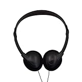 Obotsnoi 小型折りたたみ式ヘッドセット 3.5mm リフト1.2M ツイストイージーケーブル 肌に優しいABS樹脂製イヤーマフ 持ち運び簡単 旅行用 軽量ワイヤーヘッドセット ノイズキャンセリング