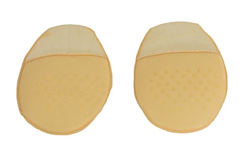 Women no Show Toe Socks, Women Toe Cover with Padding, Toe Topper with Non-Skid Bottom, Reusable Nylon Toe Protectors 4 Pairs2