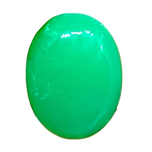 Chrysoprase naturelle ovale 21x15x6mm GH_NAT_03225 cabochon en vrac pour bague