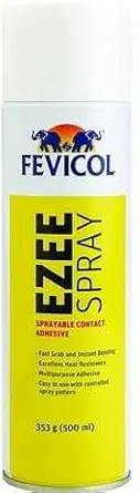 Pidilite Fevicol Ezee Spray DIY Sprayable Adhesive For Soundproofing & Acoustic Panels (383g)