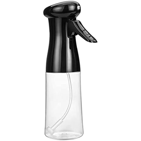 Rachlicy Ölsprüher Ölsprühflasche Transparente Ölflasche Kochöl Spray Spender Öl Sprayer zum Kochen von Luft Fritée Backen Grillen Tragbar - Schwarz Cover