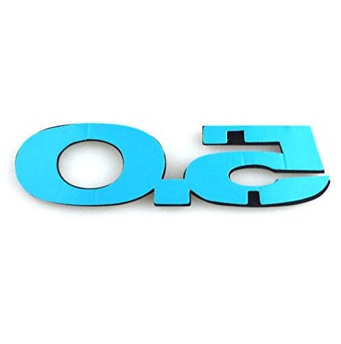 Image of 2pcs 5.0 Emblems, 3D Fender Badge Decal Stickers Replacement for 2011-2017 Must-ANG G-T (Matte Black)