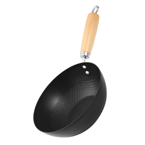 Wok tradicional de hierro IMIKEYA mini para cocina miniatura 1