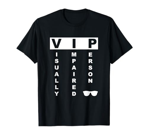 Visually Impaired Person Confident And Inspiring Maglietta