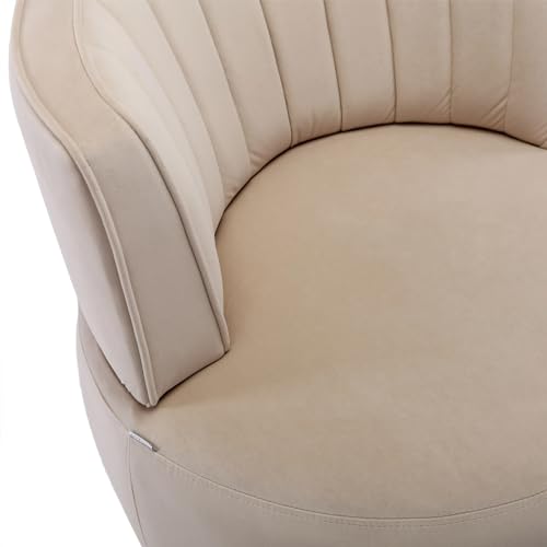 Sillón Plegable Velvet Beige miniatura 6