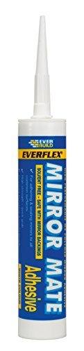 2 X Everbuild MIRROR Mirror Mate Sealant and Adhesive C3