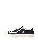 Absatzhöhe: Mitte (3-8 cm) G-STAR RAW Mädchen Rovulc Denim Low Sneakers Sneaker, Blau (Blue (Dk Navy 881) 881), 35 EU