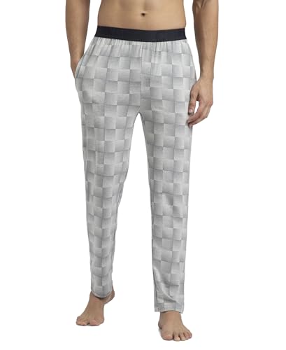 Image of Jockey IM03 Men Tencel Micro Modal Cotton Elastane Stretch Regular Fit Pyjama with Side Pockets (Colors & Prints May Vary)