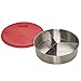 Price comparison product image Instant Pot Official Round Cook/Bake Pan with Lid & Removable Divider, 7-inch, 32 Ounce Capacity, Red with Solid Base