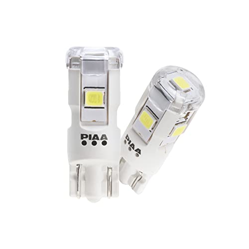 【Amazon.co.jp 限定】PIAA ポジション用 LEDバルブ LED 6600K 12V 2.1W 300lm T10 車検対応 2個入 X7399 5LED 全方向照射タイプ