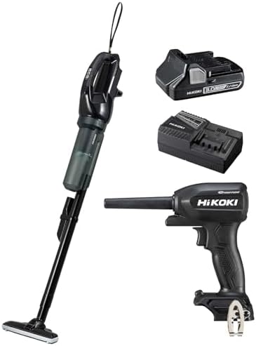 （20:30時点） 【Amazon.co.jp限定】HiKOKI(ハイコーキ) 18V充電式クリーナー R18DC(S)(MAB) + 18V充電式エアダスター RA18DA(NNBL) セット