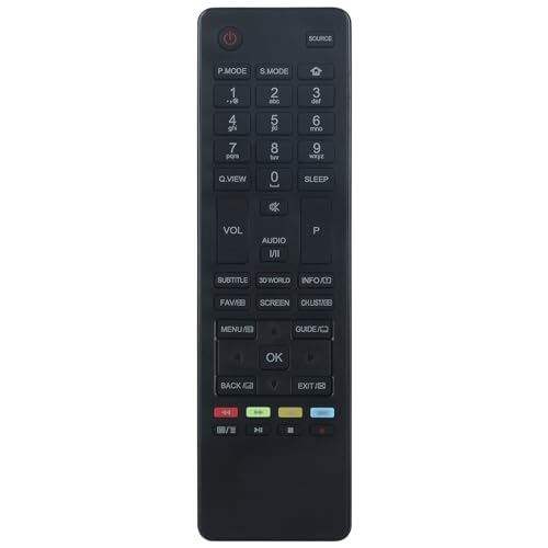 ALLIMITY Télécommande Compatible avec Haier LED LCD TV LE50M600CF LE32M600 HTR-A18EA HTR-A16E LE26M6000C LE40B650C LE39C810CF LE32X8000T LE40F6000TF...
