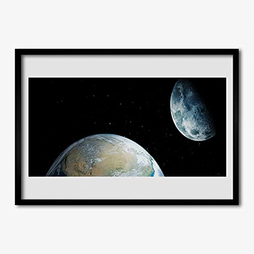 Image photo avec cadre MDF Tulup 70x50 cm : affiche murale de qualité