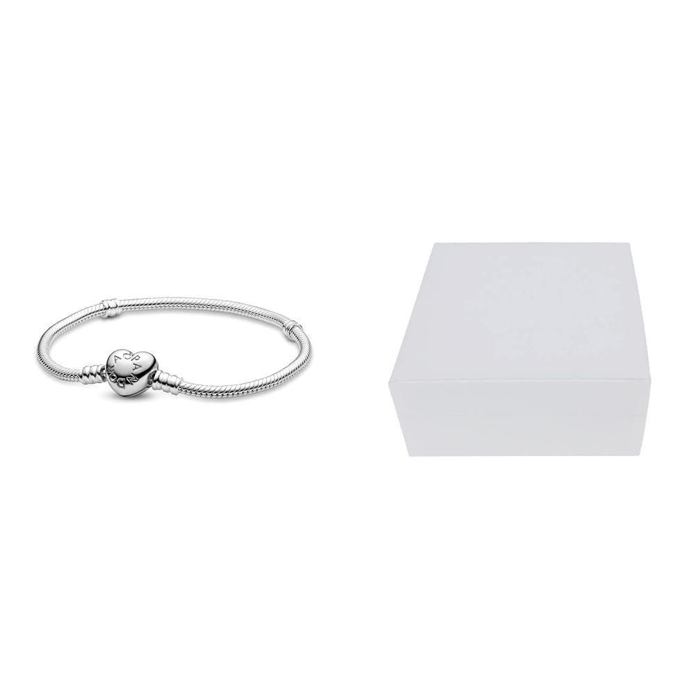 PANDORA Pulsera 590719-20 moments cierre corazón PAU994SW - Joyero para bisutería