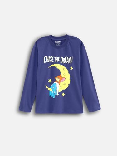 Image of Nap Chief Kids Official Cartoon Characters Full Sleeves Cotton Night Suit for Boys & Girls, Tshirt & Pyjama Set for Sleepwear