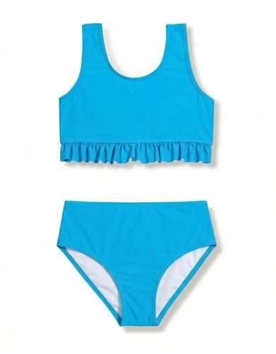 Image of Arshiner Girls Bikini Beach Swimwear 2 Piece Swimsuits Floral Printing Bathing Suits