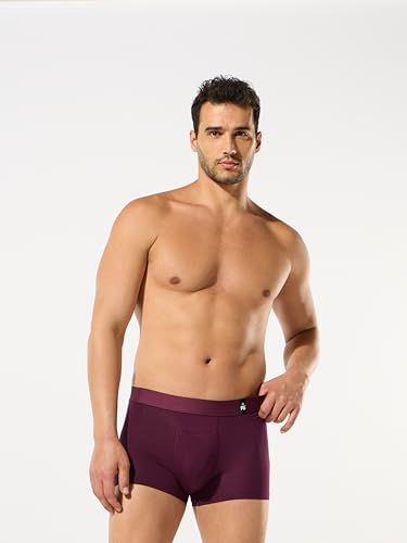 Image of ESSA Men's Ultra-Soft Modal Trunk Underwear | Moisture-Absorption with 4-Way Stretch | Breathable Contour Pouch, Microfiber Waistband with Spandex