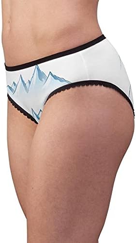 Mountains Panties, Mountains Underwear, Briefs, Cotton Briefs, Funny Underwear, Panties For Women