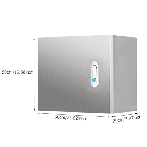 Boîte de distribution électrique extérieure verrouillable pour armoire murale de jonction - 2