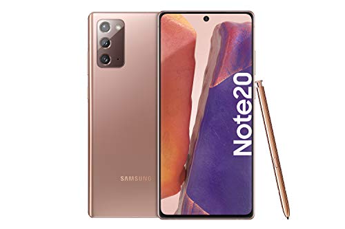 Samsung Galaxy Note 20 Android Smartphone ohne Vertrag Triple Kamera Infinity-O Display 256 GB Speicher starker Akku, Handy in bronze inkl. 36 Monate...
