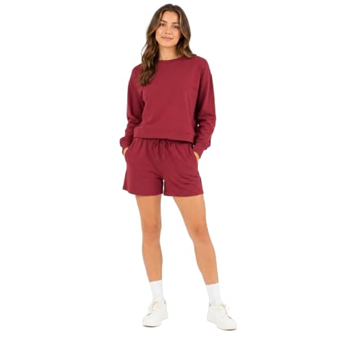Trendifinity Women's Cotton Spandex Short Co-Ord Set, High Neck Full Sleeve Top with Straight Fit Pants, Casual Lounge Wear Outfit for Travel, Weekend Styling-image-37