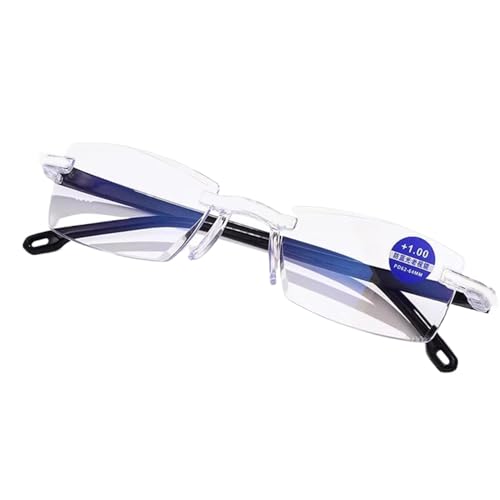 Generisch Gafas autoajustables | PC Anti-Glare Clarity Blue Lens Photochromic Technology – Gafas de protección visual | Para conducción nocturna por ordenador, deportes al aire , lectura, trabajo
