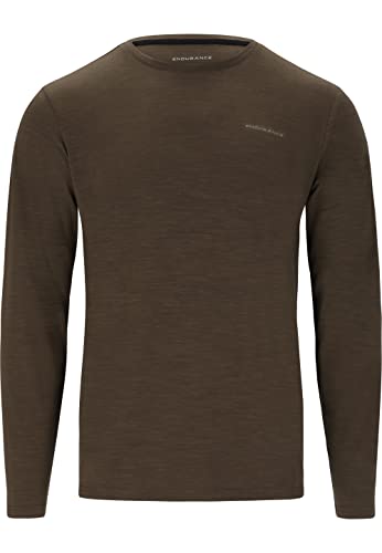 ENDURANCE Peako T-Shirt Homme pour Entraînement et Trail en Forêt
