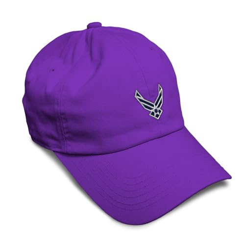 Image of Speedy Pros Soft Baseball Hat Embroidered Dad Hat Air Force Emblem Embroidery Men & Ladies Baseball Cap Cotton
