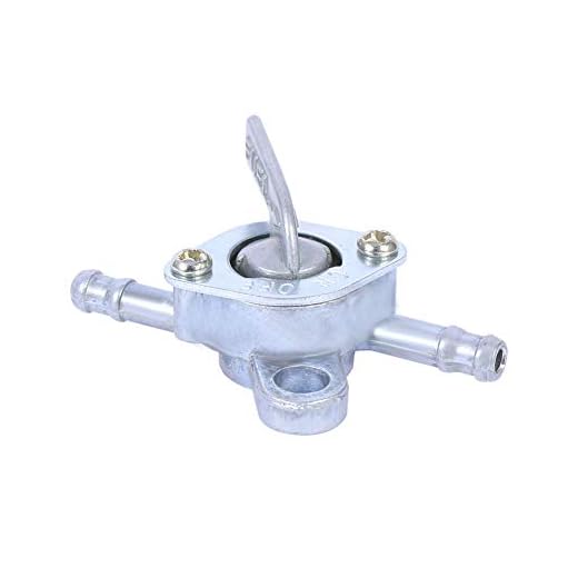 Bränsletank ventil, aluminium bränsletank packventil brytare 1/4 bränslelinje avstängningsventil för 90 Cc 110 Cc 120 Cc 125 Cc 140 Cc Pit Dirt Quad motorcykel dirt bike Go Kart Atv