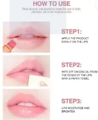 SUNKISSED 3PC Glossy Color Changing Liquid Lip Smacker Oil (Multicolor) 1