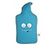 Produktbild Hugo Frosch Kinder Öko-Wärmflasche 0,8 l mit Double-Fleecebezug hellblau Smiley