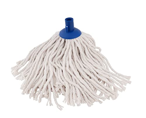 Superio String Mop Replacement, Cotton Mop Head, Refill For Cotton String Mop For Hardwood Floor Cleaning Self Wringing Mop For Home, Kitchen, Bath Heavy Duty Mop Commercial/Industrial, 14” Strings #TOP13