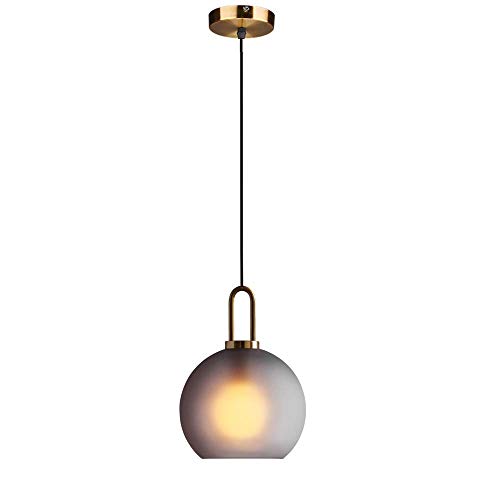 Suspension nordique en verre dépoli pour illuminer votre salon chaleureux
