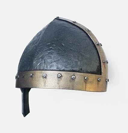 Medieval Viking Norse Helmet, LARP Armor Replica, 18 GA Steel, Handmade Reenactment Cosplay Helmet